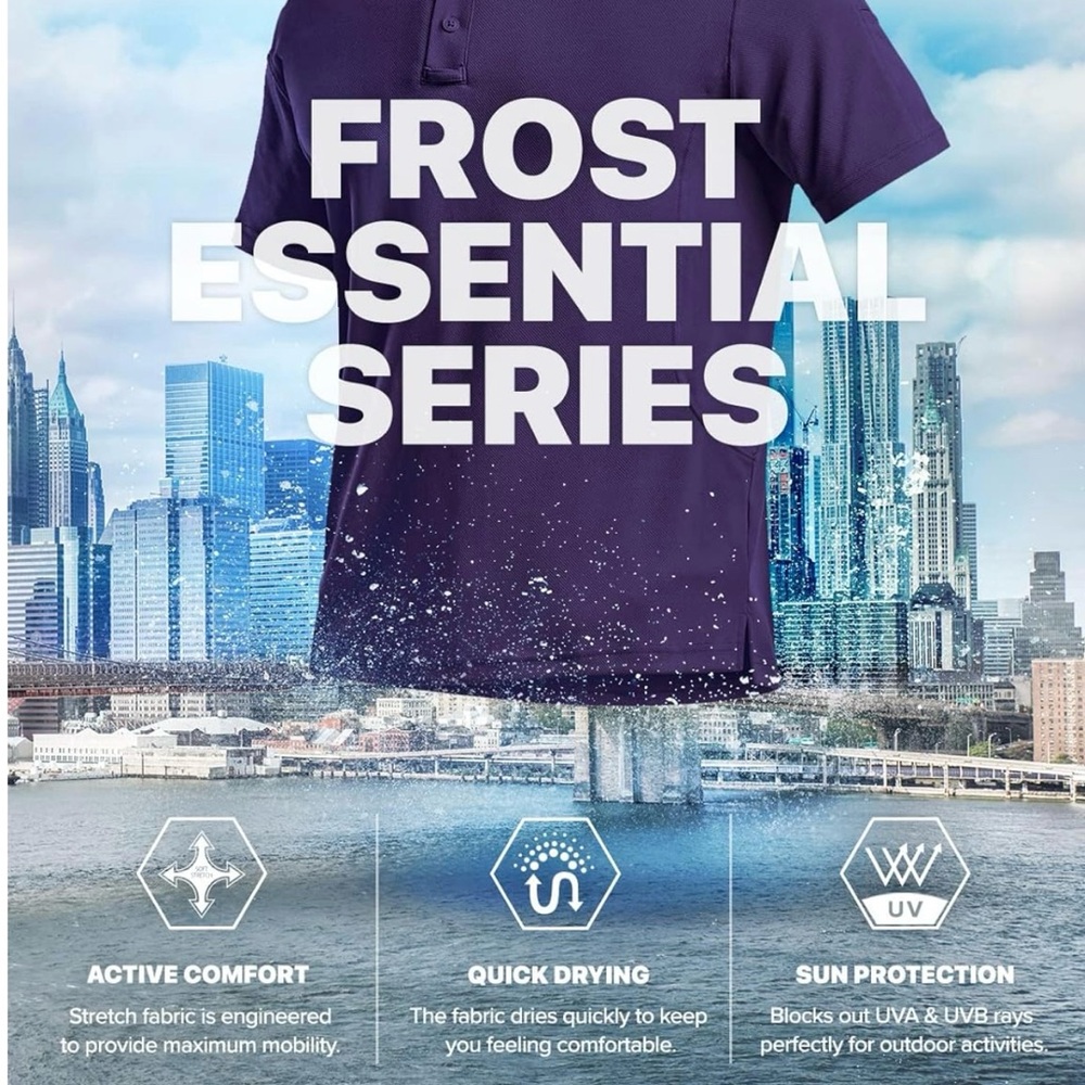 CQR Purple Polo Shirt